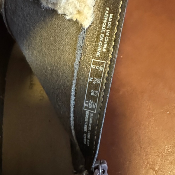 Clarks Brown Fur-Lined Boots - Picture 10 of 11